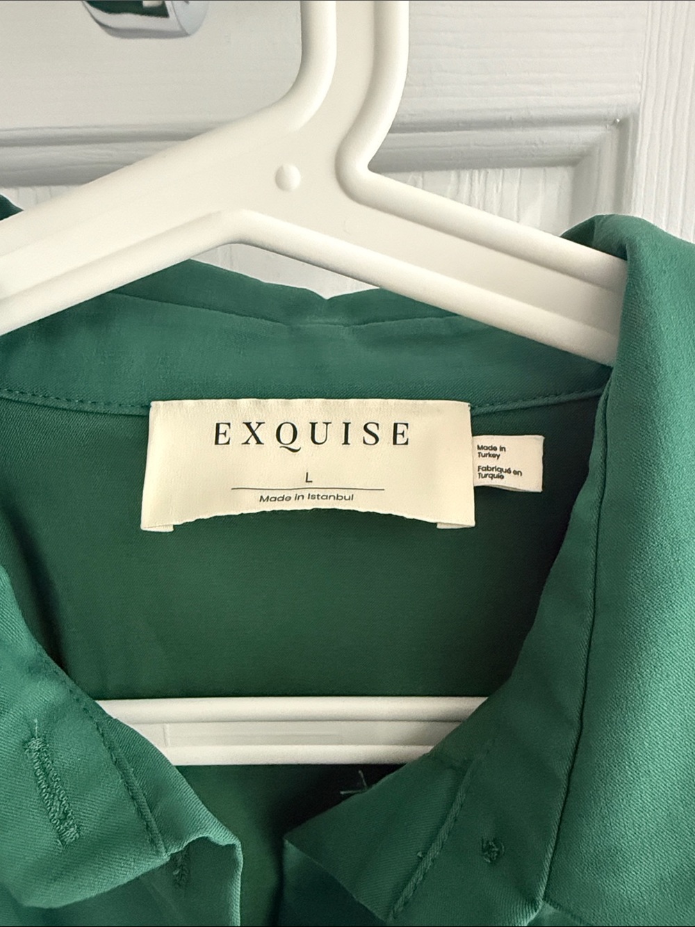 Green Button-Front Midi Dress with Pleated Waist - Picture 2 of 4